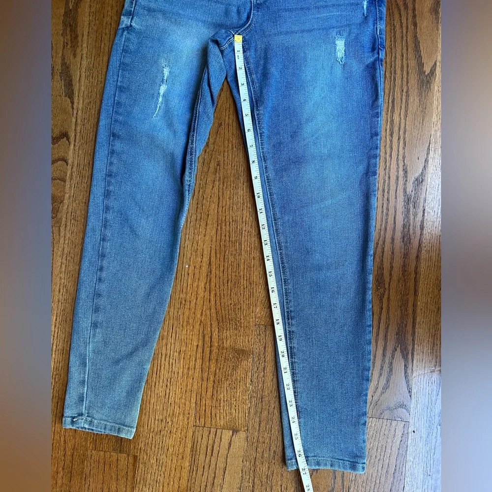 DEMOCRACY JEANS AB
TECHNOLOGY WOMEN'S SKINNY DISTRESSED DENIM PANTS SIZE 6 - Picture 9 of 10